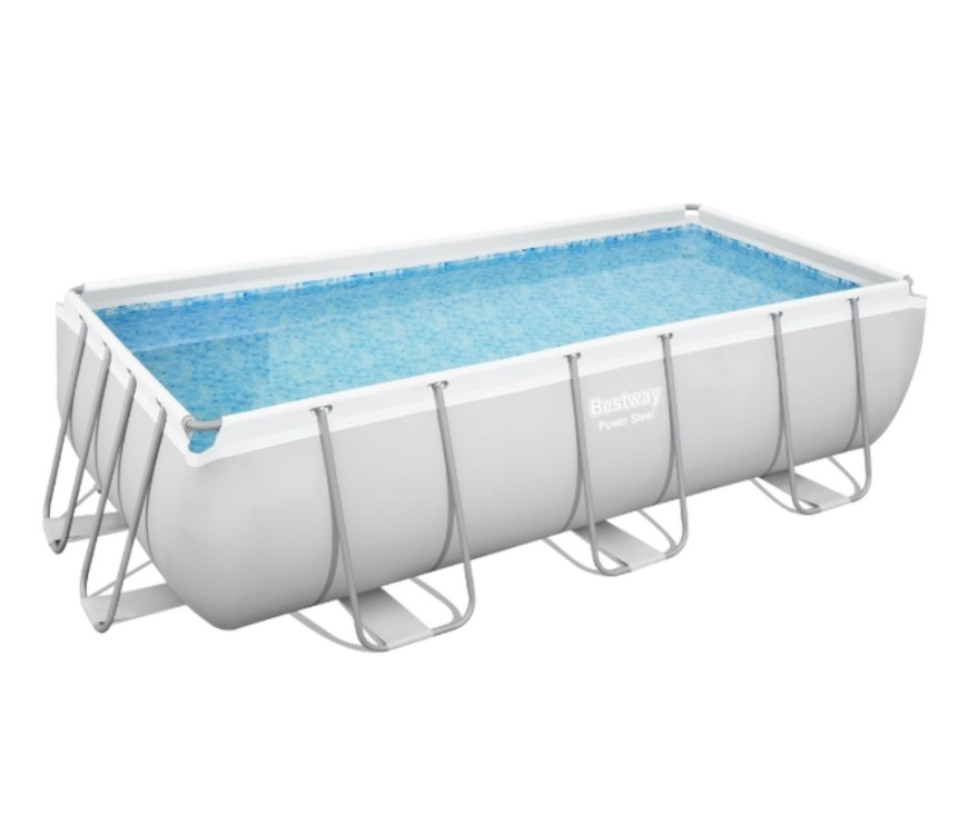Бассейн каркасный Bestway Power Steel 56442 серый