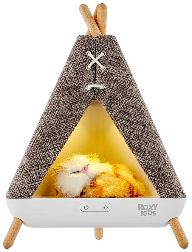 ROXY-KIDS ночник детский настольный WIGWAM, теплый белый купить,NaN
