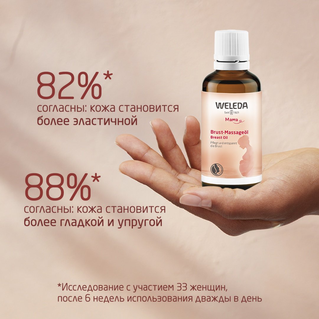 Weleda Breast Oil масло для тела 50 мл купить,NaN