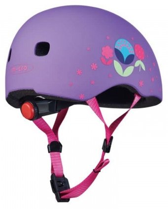 Шлем Micro Helmet Doodle Micro - Floral Purple фиолетовый S купить,NaN