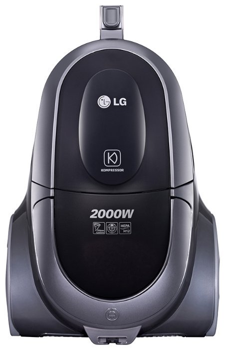 Пылесос LG VK76W02HY черно-серый