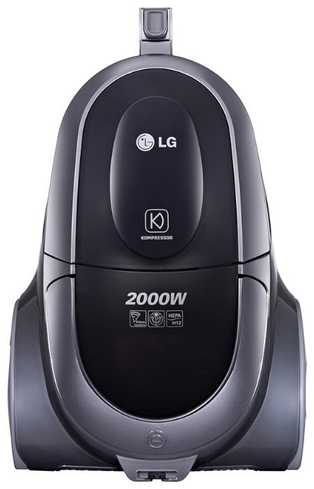 Пылесос LG VK76W02HY черно-серый