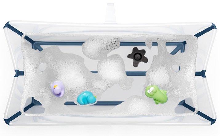 Ванночки детская Stokke Flexi Bath 531904 , 65x34 см, голубой купить,NaN