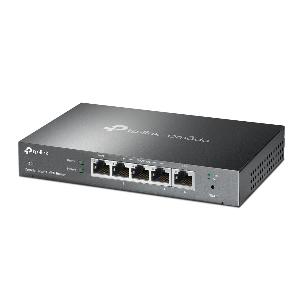 Маршрутизатор TP-Link  Multi-WAN VPN ER605 черный