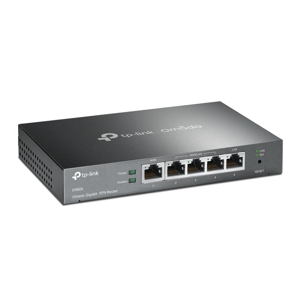 Маршрутизатор TP-Link Multi-WAN VPN ER605 черный - ForteMarket Маршрутизатор TP-Link Multi-WAN VPN ER605 черный купить,0