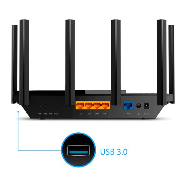 Маршрутизатор TP-Link Archer AX73 черный купить,0