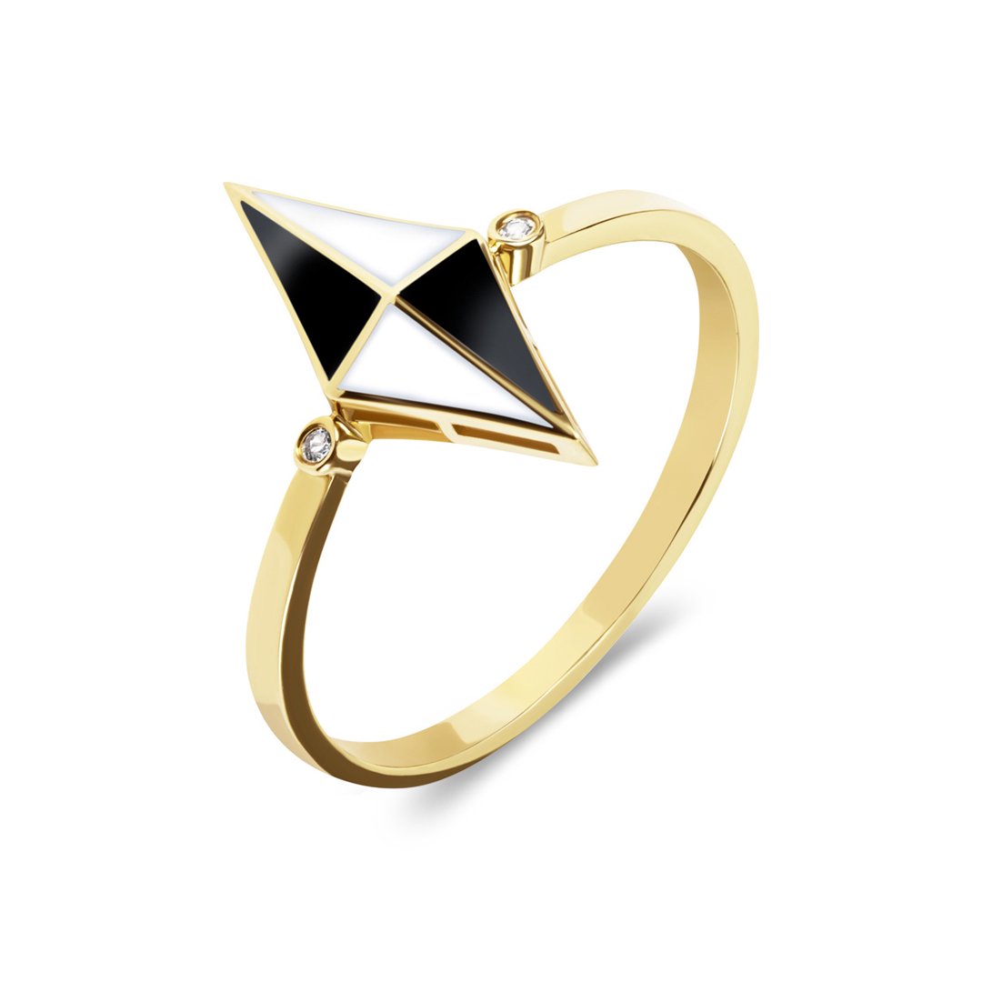 Кольцо Roberto Bravo R01193026 17р 1,45гр 0,02ct 0,01ct. купить,NaN
