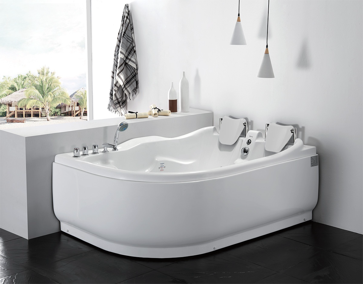 Ванна Gemy G9083 B R 180х121х73см белый