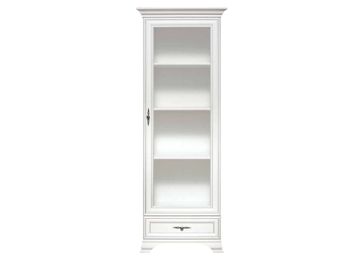 Шкаф-витрина БРВ Брест Кентаки REG1W1S белый купить,115900