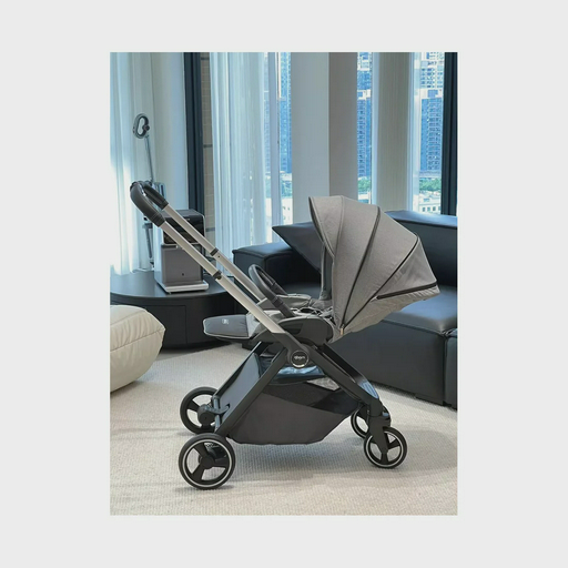 Коляска Qborn Kunpeng Two-way lightweight high landscape stroller Technology gray