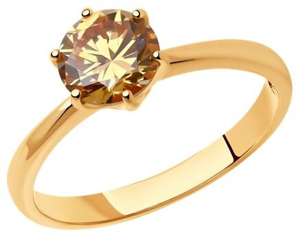 Кольцо Diamant 93-110-01633-2 размер 17.5 вес 1.98 г серебро, фианит купить,12312