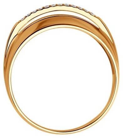 Кольцо Diamant 93-210-01744-1 размер 18 вес 2.2 г серебро, бриллиант купить,51190