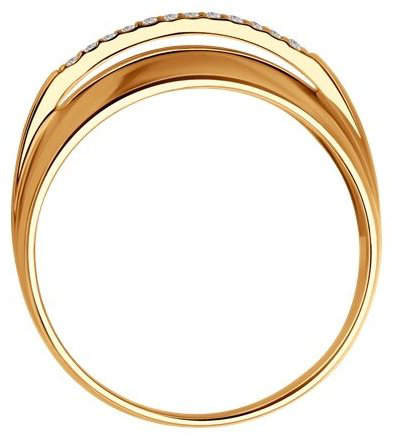 Кольцо Diamant 93-210-01744-1 размер 18 вес 2.2 г серебро, бриллиант купить,51190