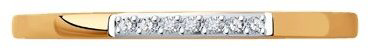 Кольцо Diamant 51-210-01617-1_16-5 размер 16.5 вес 0.99 г золото, бриллиант купить,187069