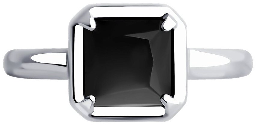 Кольцо Diamant 94-310-01915-1_18 размер 18 вес 1.92 г серебро, оникс купить,27702