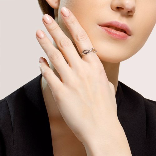 Кольцо SOKOLOV 87010012_18 размер 18 вес 1.48 г серебро, бриллиант купить,15600