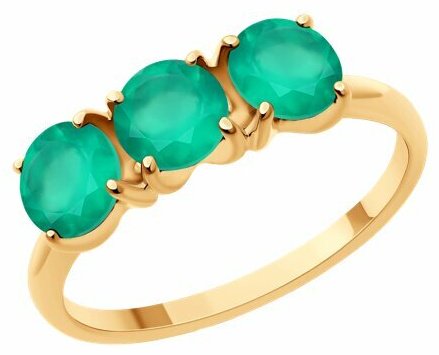 Кольцо Diamant 93-310-02684-1 размер 18 вес 2.1 г серебро, агат купить,13189