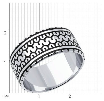 Кольцо Diamant 94-110-01984-1_18-5 размер 18.5 вес 5.56 г серебро, эмаль купить,NaN