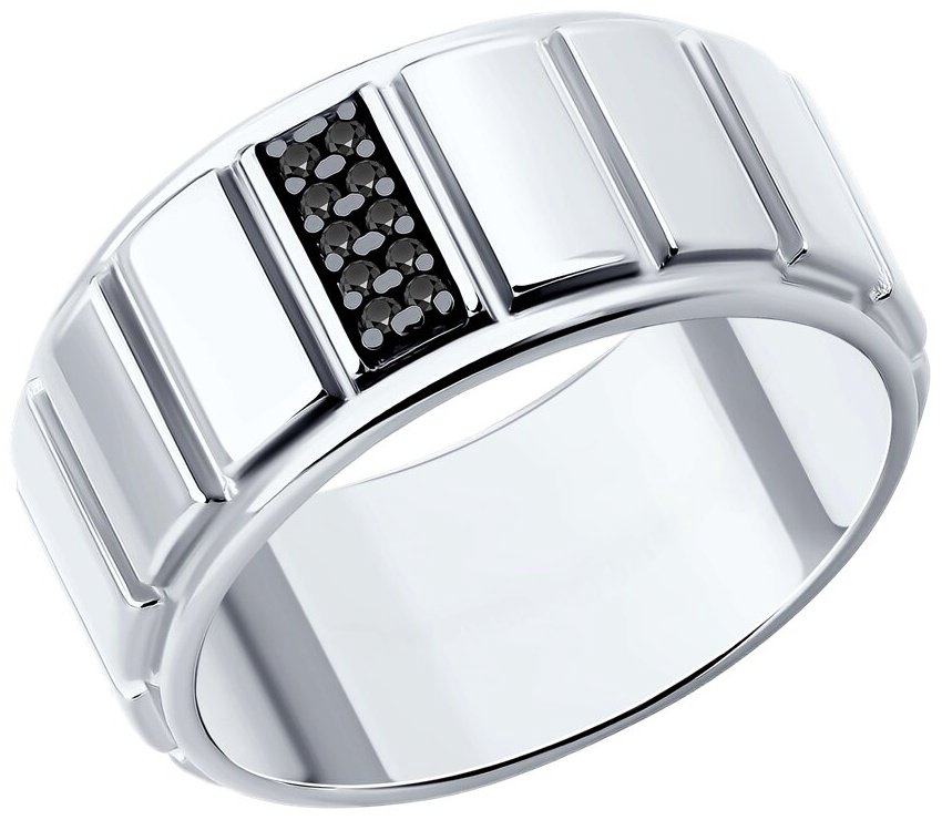 Кольцо Diamant 94-110-02156-1 размер 19 вес 9.64 г серебро, фианит купить,54378