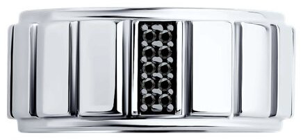 Кольцо Diamant 94-110-02156-1_21 размер 21 вес 10.15 г серебро, фианит купить,54378