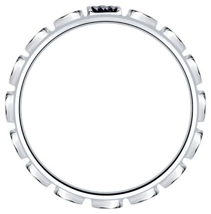 Кольцо Diamant 94-110-02156-1 размер 18 вес 9.18 г серебро, фианит купить,NaN