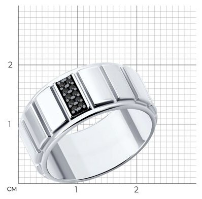 Кольцо Diamant 94-110-02156-1 размер 18 вес 9.18 г серебро, фианит купить,NaN