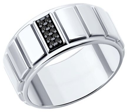 Кольцо Diamant 94-110-02156-1 размер 18 вес 9.18 г серебро, фианит купить,NaN