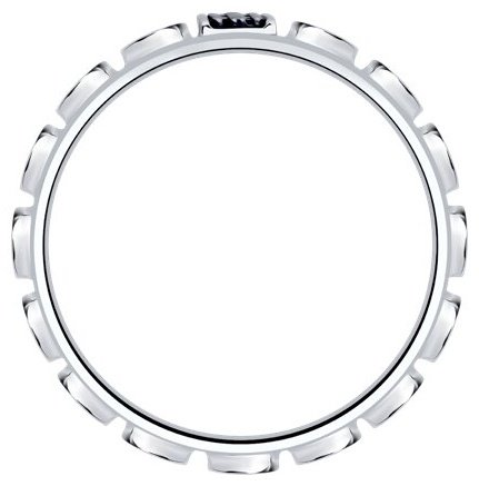 Кольцо Diamant 94-110-02156-1 размер 18 вес 9.18 г серебро, фианит купить,NaN