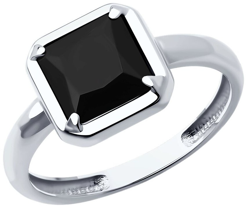 Кольцо Diamant 94-310-01915-1 размер 19 вес 1.75 г серебро, оникс купить,27702