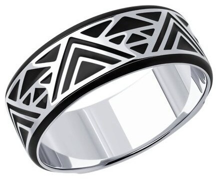 Кольцо Diamant 94-110-01843-1 размер 20 вес 4.79 г серебро, без вставок купить,NaN