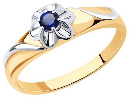 Кольцо Diamant 93-310-00982-1 размер 18 вес 1.97 г серебро, корунд купить,14417