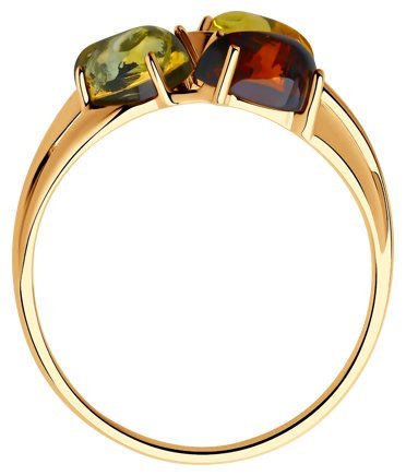 Кольцо Diamant 93-310-00456-2 размер 18 вес 2.56 г серебро, янтарь купить,0
