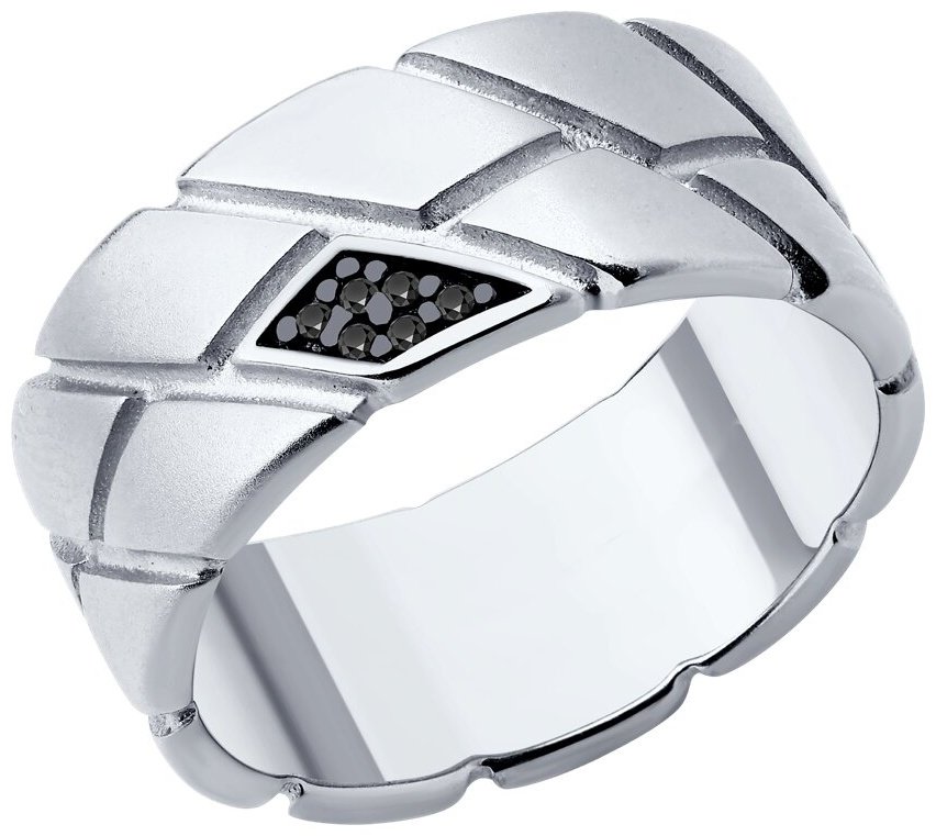 Кольцо Diamant 94-110-02157-1 размер 21 вес 7.79 г серебро, фианит купить,46170