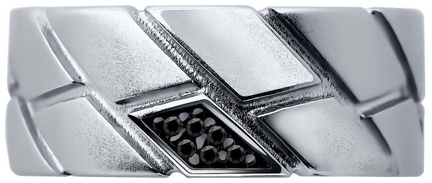 Кольцо Diamant 94-110-02157-1_19 размер 19 вес 8.08 г серебро, фианит купить,47196