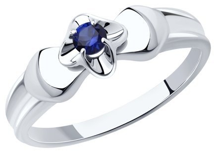 Кольцо Diamant 94-310-00974-1_19 размер 19 вес 1.92 г серебро, корунд купить,NaN