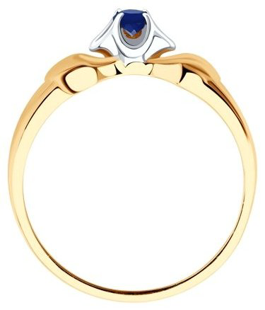 Кольцо Diamant 94-310-00974-1_19 размер 19 вес 1.92 г серебро, корунд купить,NaN