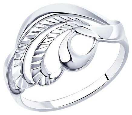Кольцо Diamant 94-110-00880-1 размер 18 вес 1.87 г серебро, без вставок купить,NaN