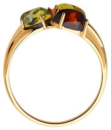 Кольцо Diamant 93-310-00456-2 размер 18 вес 2.72 г серебро, янтарь купить,20396