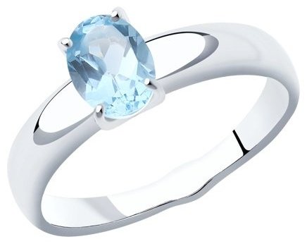 Кольцо Diamant 94-310-00626-1 размер 18 вес 1.72 г серебро, топаз купить,15287