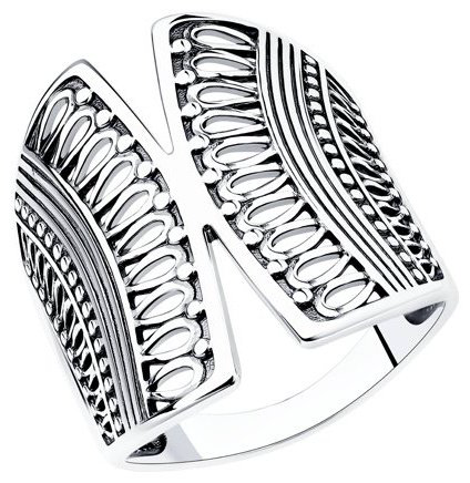 Кольцо Diamant 95-110-01113-1 размер 19.5 вес 4.36 г серебро, без вставок купить,19592