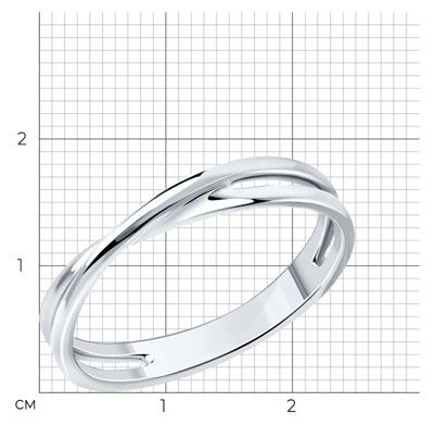 Кольцо Diamant 94-110-01570-1 размер 18 вес 2.02 г серебро, без вставок купить,10843