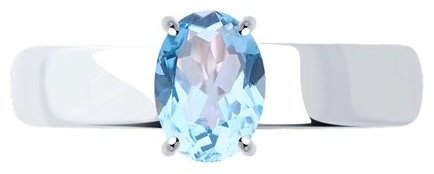 Кольцо Diamant 94-310-00626-1 размер 18 вес 1.72 г серебро, топаз купить,15287