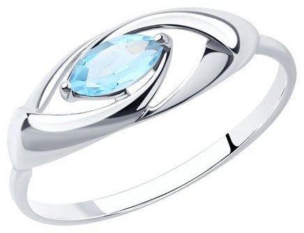 Кольцо Diamant 94-310-00549-1 размер 18 вес 1.04 г серебро, топаз купить,13205