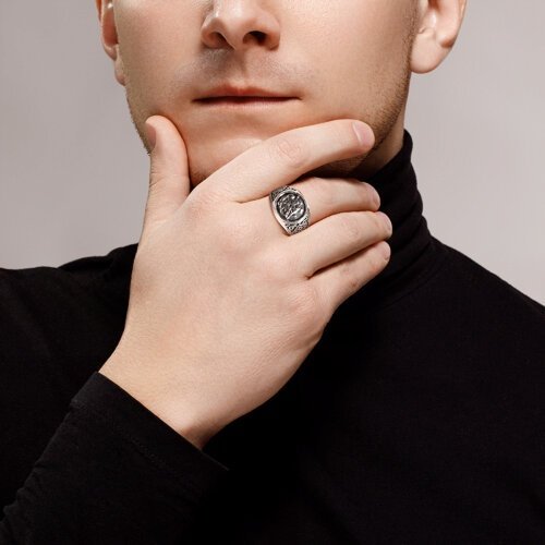 Кольцо Diamant 95-110-00935-1_18-5 размер 18.5 вес 7.18 г серебро, без вставок
