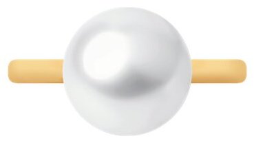 Кольцо Diamant 93-310-01960-1_19 размер 19 вес 2.34 г серебро, жемчуг купить,19800