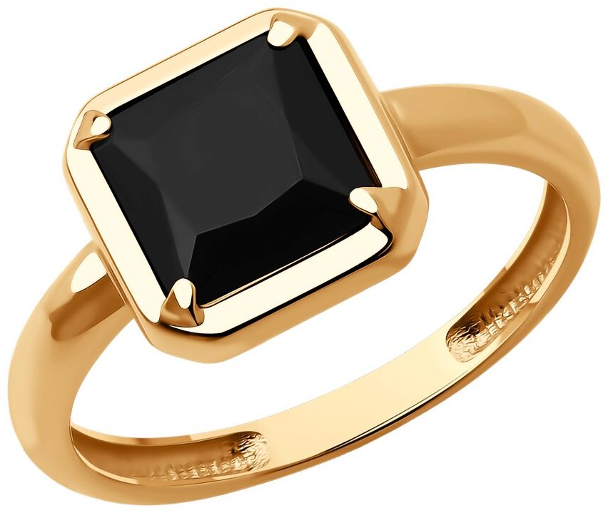 Кольцо Diamant 93-310-01915-1_19 размер 19 вес 1.995 г серебро, оникс купить,28939