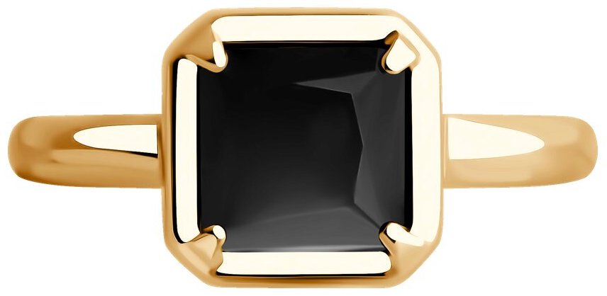 Кольцо Diamant 93-310-01915-1_17 размер 17 вес 1.905 г серебро, оникс купить,19391