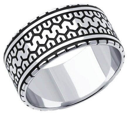 Кольцо Diamant 94-110-01984-1_18-5 размер 18.5 вес 5.56 г серебро, эмаль купить,18903