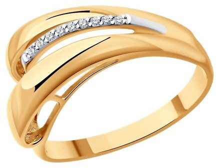 Кольцо Diamant 93-210-01745-1 размер 17.5 вес 2.15 г серебро, бриллиант купить,26626