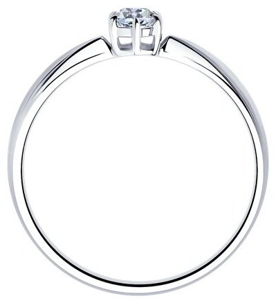 Кольцо Diamant 94-110-01376-1 размер 17 вес 1.05 г серебро, фианит купить,8123